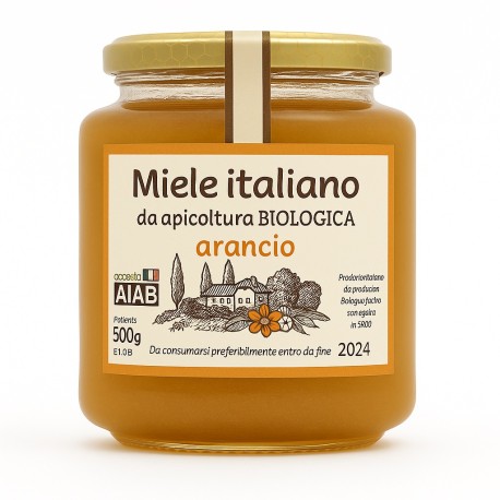 Miele di arancio bio 500 g