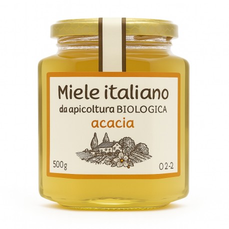 Miele di acacia bio 500 g