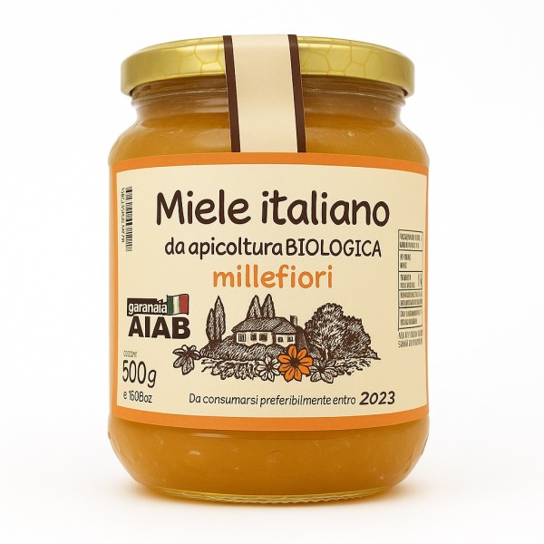 Miele millefiori bio 500 g