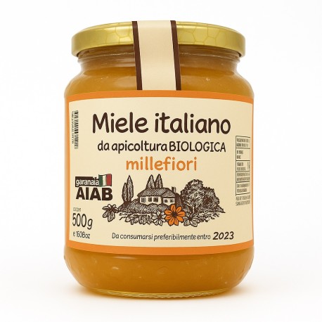Miele millefiori bio 500 g
