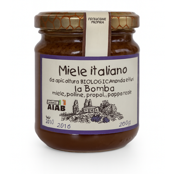 La Bomba BIO 250 g (polline, propoli, pappa reale e miele)