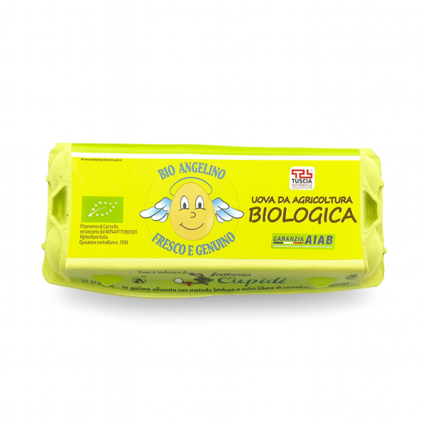 Uova biologiche 10 pz Fattoria Cupidi