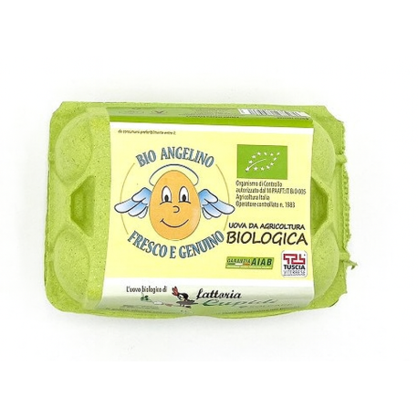 Uova biologiche 6 pz Fattoria Cupidi