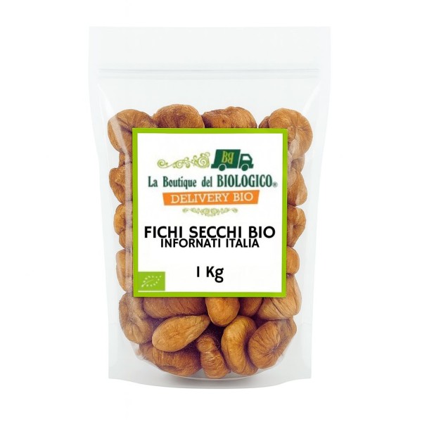 Fichi secchi bio infornati Italia 1 Kg