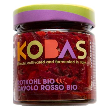 Cavolo cappuccio rosso piccante kimchi fermentato bio 180 g