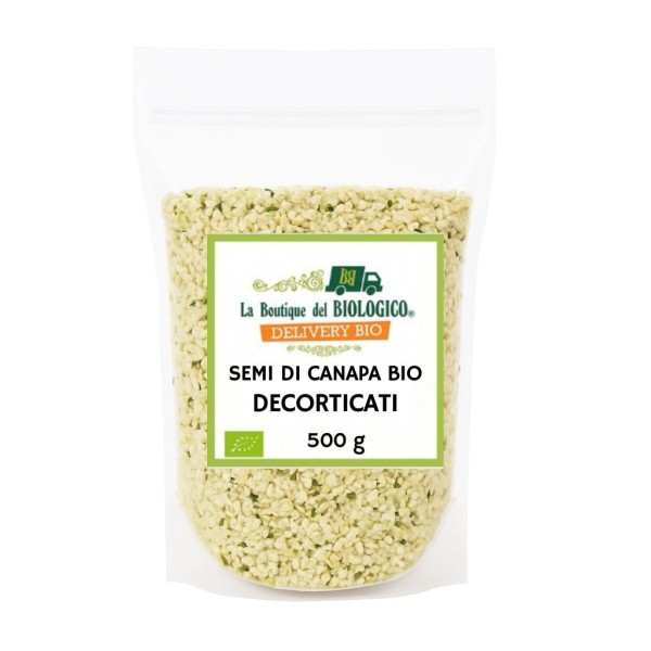 Semi di canapa decorticati bio 500 g