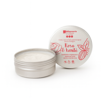 Crema mani rosa e karitè 60 ml La Saponaria