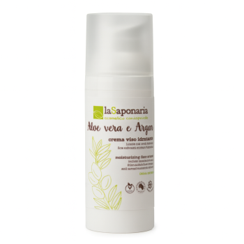 Crema viso idratante bio - Aloe Vera e Argan 50 ml