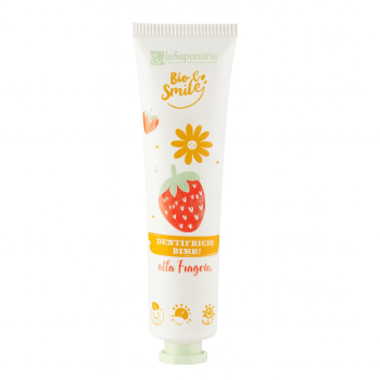 Dentifricio lenitivo bimbi bio alla fragola 75 ml La Saponaria