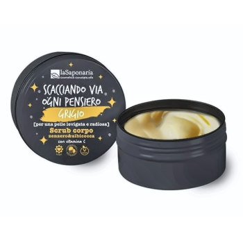 Scrub corpo zenzero e albicocca bio con vitamina C 75 ml La Saponaria