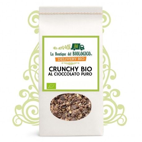 Crunchy al cioccolato puro bio 400 g
