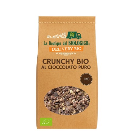 Crunchy al cioccolato puro bio 1 Kg