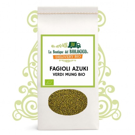 Fagioli azuki verdi mung bio 400 g