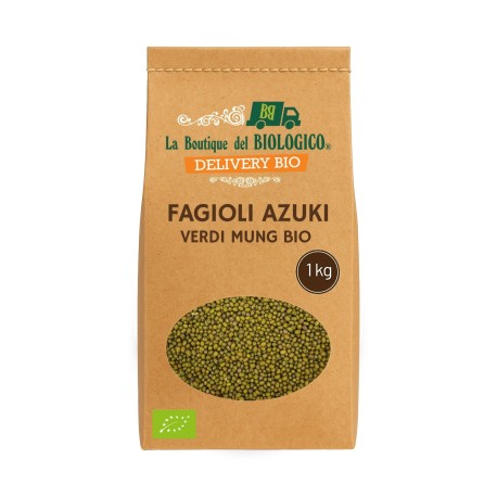 Fagioli azuki verdi mung bio 1 kg