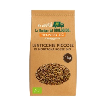 Lenticchie piccole di montagna rosse bio 1 kg