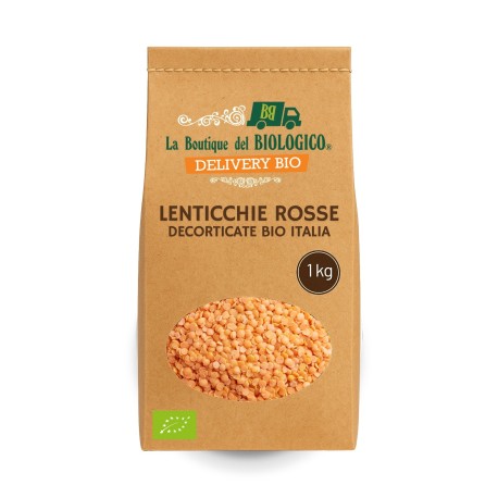 Lenticchie rosse decorticate bio Italia 1 Kg