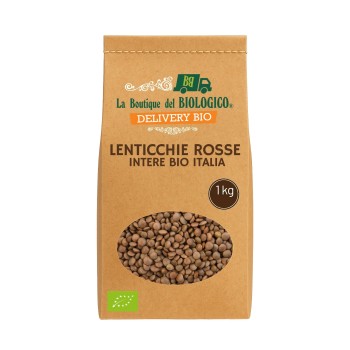 Lenticchie rosse intere bio Italia 1 Kg