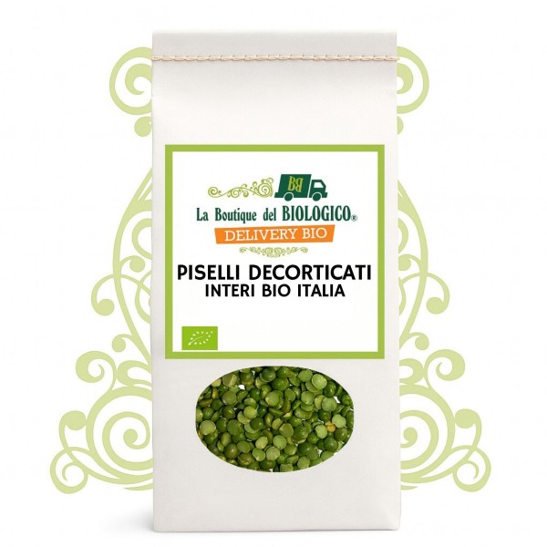 Piselli decorticati interi bio Italia 400 g