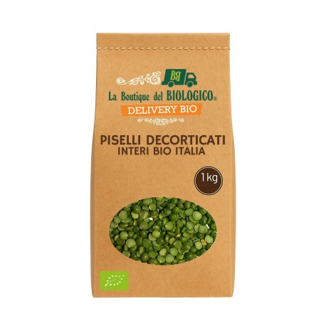 Piselli decorticati interi bio Italia 1 kg