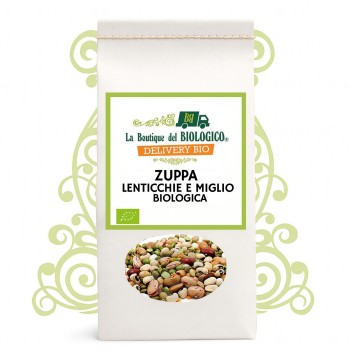 Zuppa di lenticchie e miglio bio 400 g
