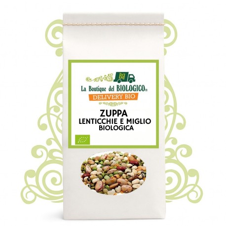 Zuppa di lenticchie e miglio bio 400 g