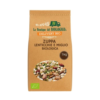Zuppa di lenticchie e miglio bio 1 kg