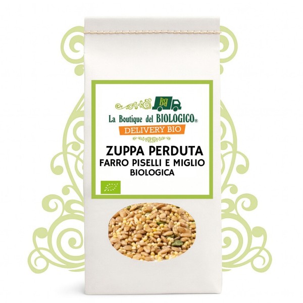 Zuppa perduta (farro, piselli e miglio) bio 400 g