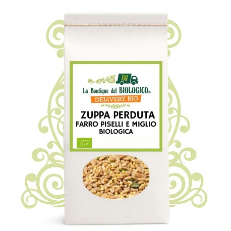 Zuppa perduta (farro, piselli e miglio) bio 400 g