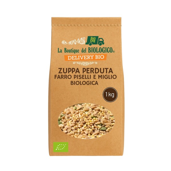 Zuppa perduta (farro, piselli e miglio) bio 1 kg