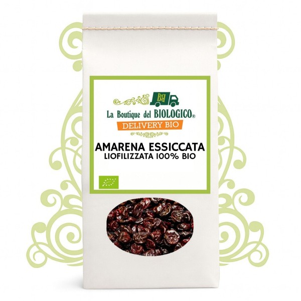 Amarena essiccata liofilizzata 100% bio 100 g