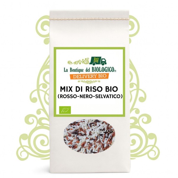 Mix di riso bio (rosso, nero e selvatico) bio 250 g