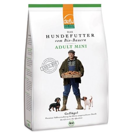 Crocchette di pollo mini bio per cani 800 g Defu