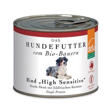 Cane patè bio al manzo senza cereali 200 g Defu