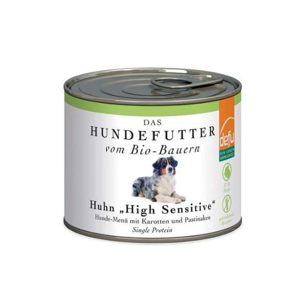 Cane patè bio al pollo senza cereali 200 g Defu