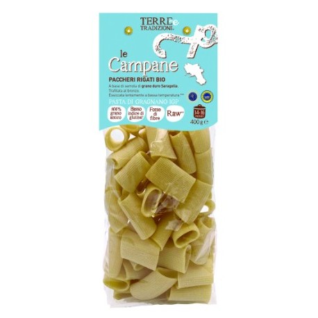 Paccheri rigati bio 400 g "Le Campane" - Terre e tradizioni
