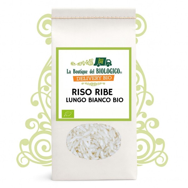 Riso ribe lungo bianco bio 500 g