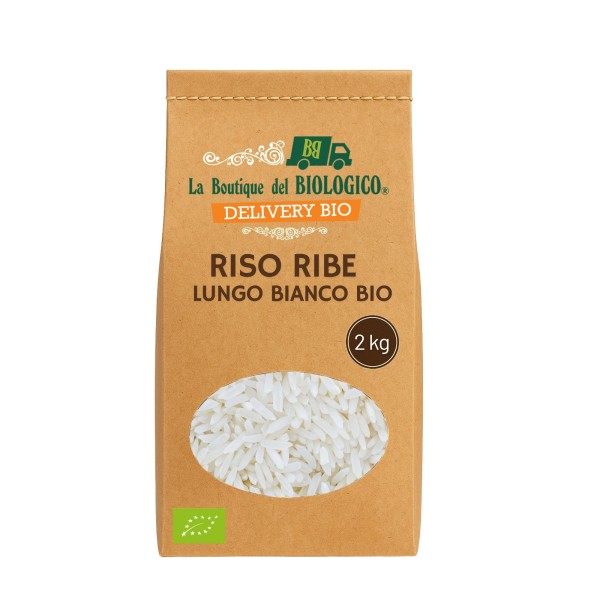 Riso ribe lungo bianco bio 2 kg