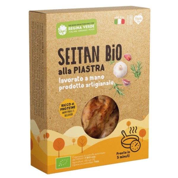 Seitan alla piastra bio lavorato a mano 200 g