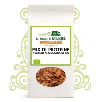 Mix di proteine vegetali al cioccolato bio 200 g
