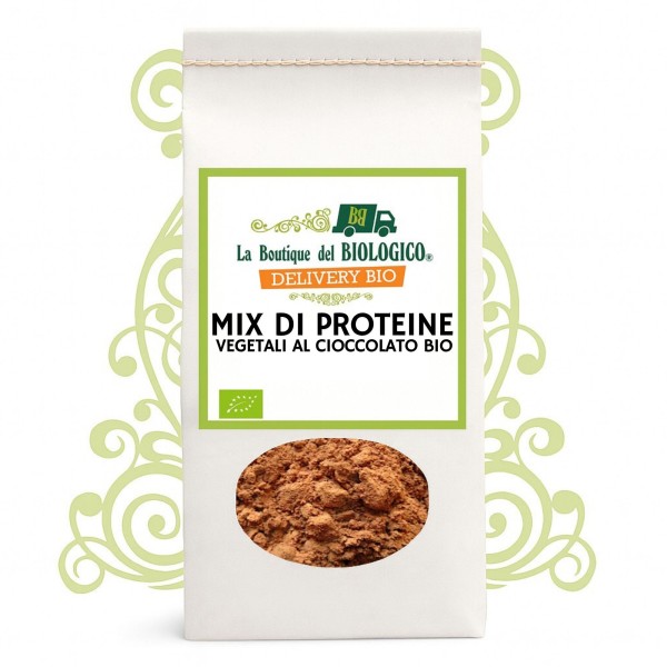 Mix di proteine vegetali al cioccolato bio 200 g