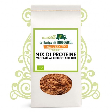Mix di proteine vegetali al cioccolato bio 200 g