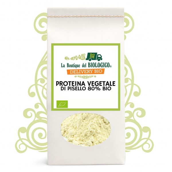Proteina vegetale di pisello 80% Bio 200 g