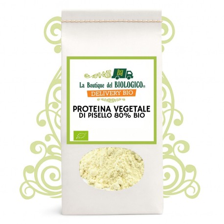 Proteina vegetale di pisello 80% Bio 200 g