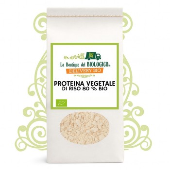 Proteina vegetale di riso 80% Bio 200 g