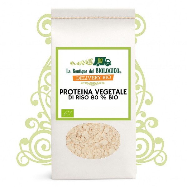 Proteina vegetale di riso 80% Bio 200 g