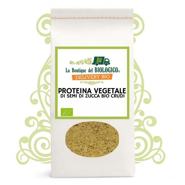 Proteina vegetale di Semi di Zucca bio crudi 200 g