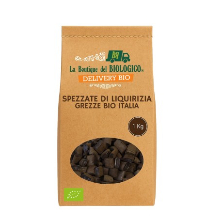 Spezzate grezze di liquirizia bio 1 kg Italia