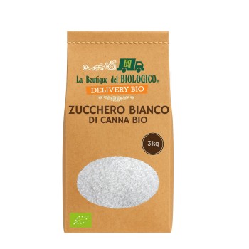 Zucchero di canna bianco bio 3 kg