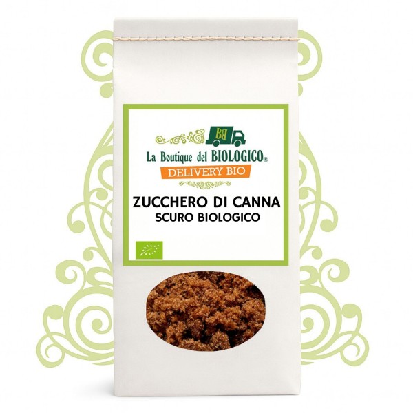 Zucchero di canna scuro bio 500 g