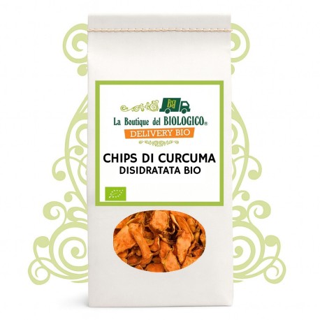 Chips di curcuma disidratata bio 25 g